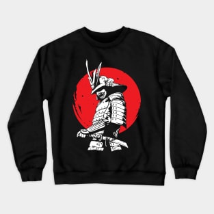 Samurai Sunset Illustration Crewneck Sweatshirt